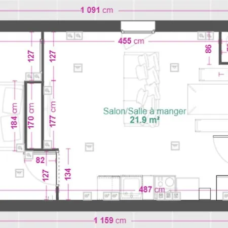 דירה Nouveau Studio 6, Grand Confort *